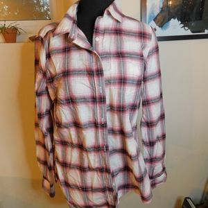 COZY Banana Republic classic fit flannel size medium